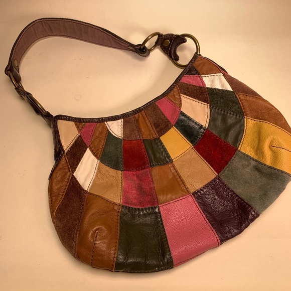 Lucky Brand Handbags - Lucky Brand patchwork leather bag